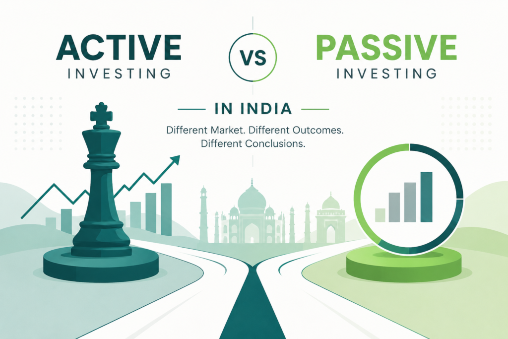 Active vs passive investing in India comparison